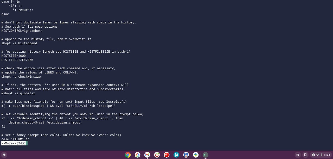Linux Sandbox auf dem Chromebook