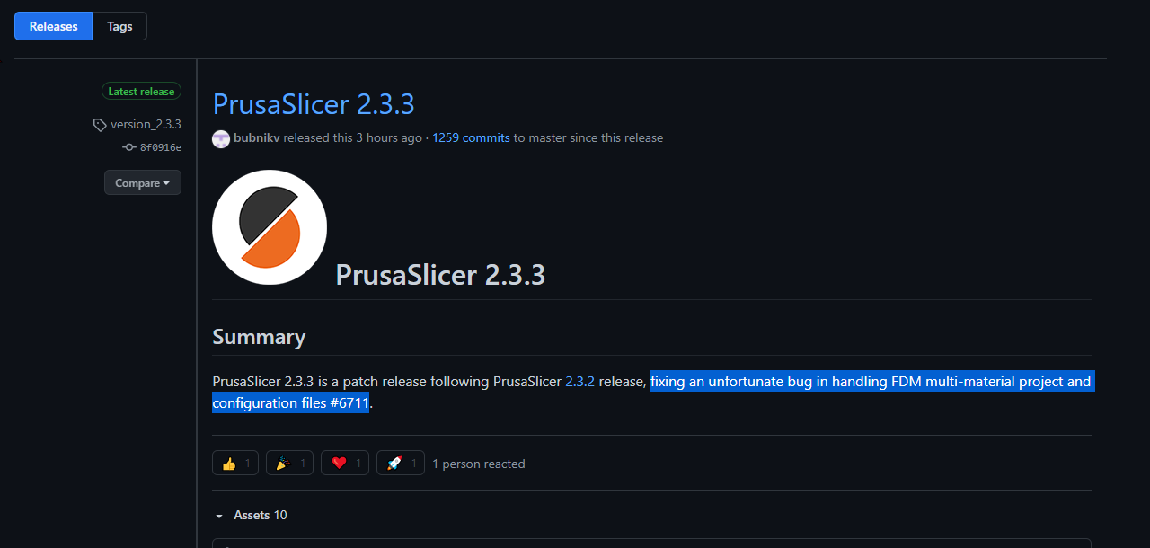 PrusaSlicer 2.3.3 [Update]