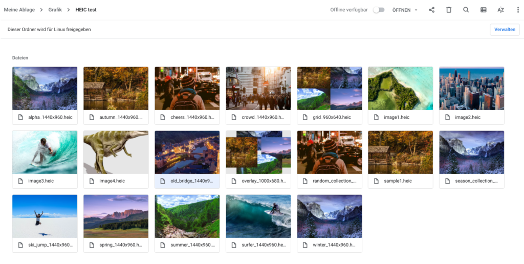 HEIC im Google Drive