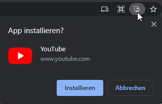Progressive Web App Installieren