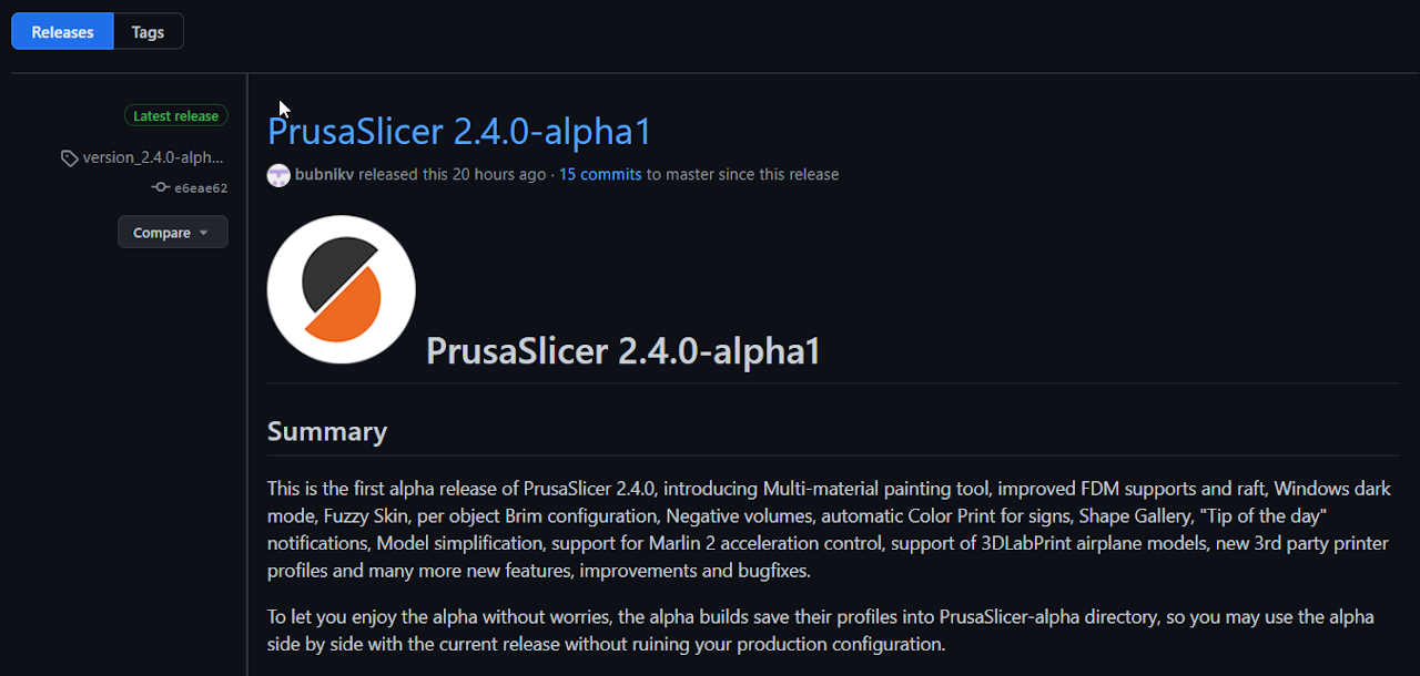 PrusaSlicer 2.4.0-alpha1 [UPDATE]