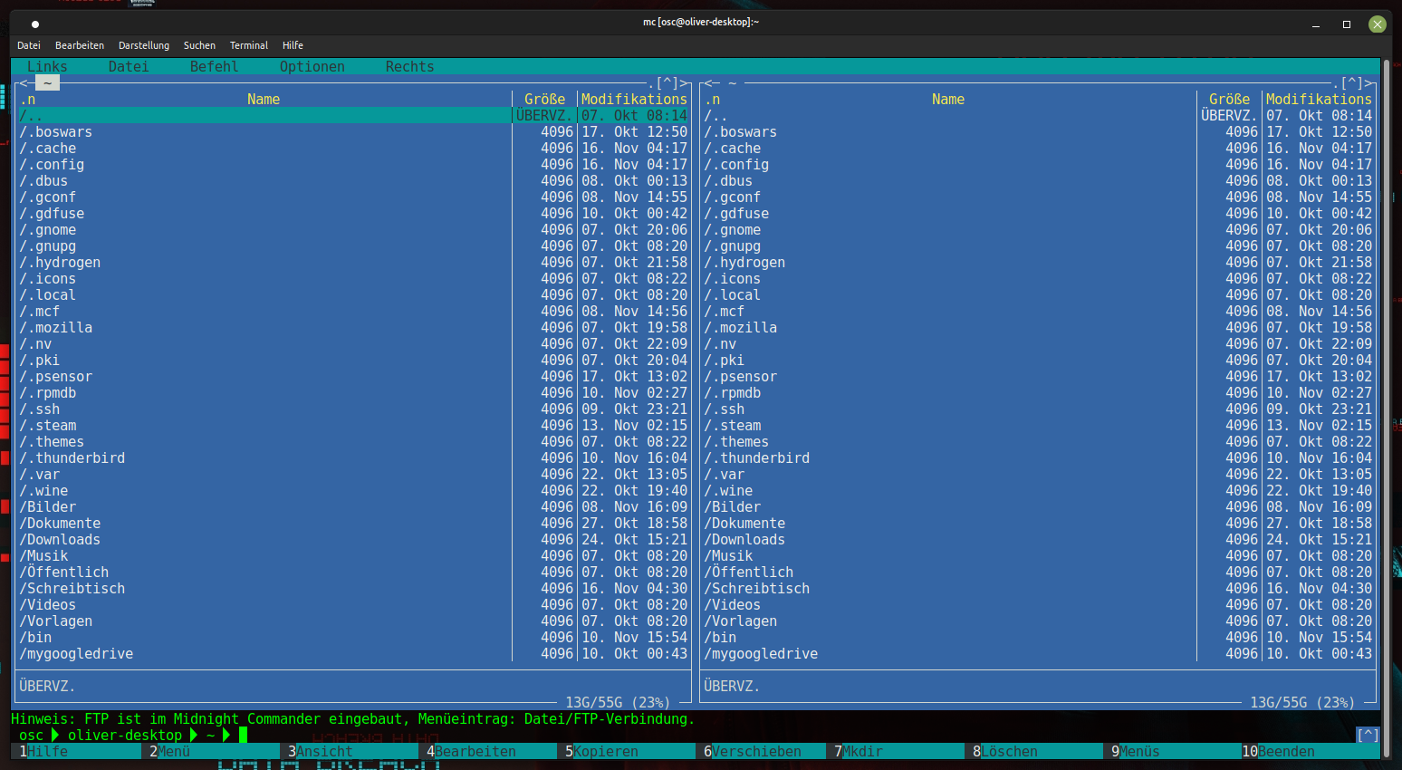 Midnight Commander – das Licht im Dunkel